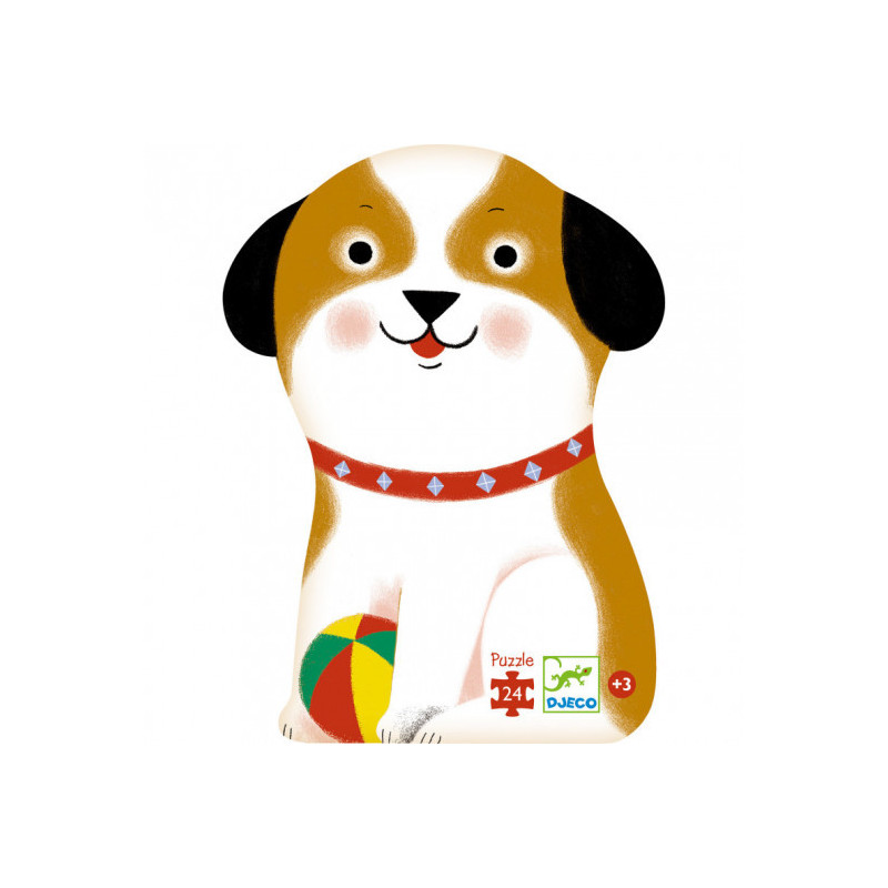Djeco - Firmin, little Puppy, 24 pcs