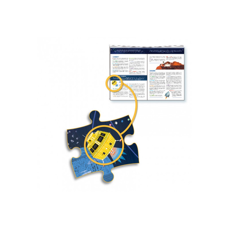 Djeco - The space + booklet, 200 pcs - FSC MIX