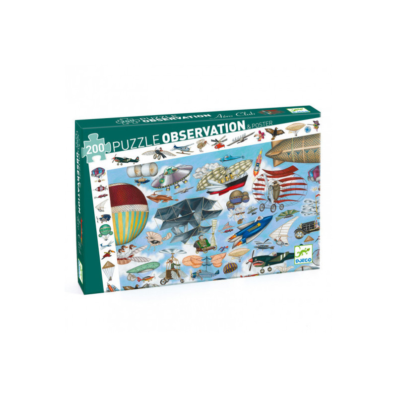 Djeco - Aero Club, puzzle, 200 pcs - FSC MIX