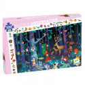 Djeco - Pussel, Enchanted forest, 100 pcs - FSC MIX