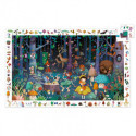 Djeco - Pussel, Enchanted forest, 100 pcs - FSC MIX