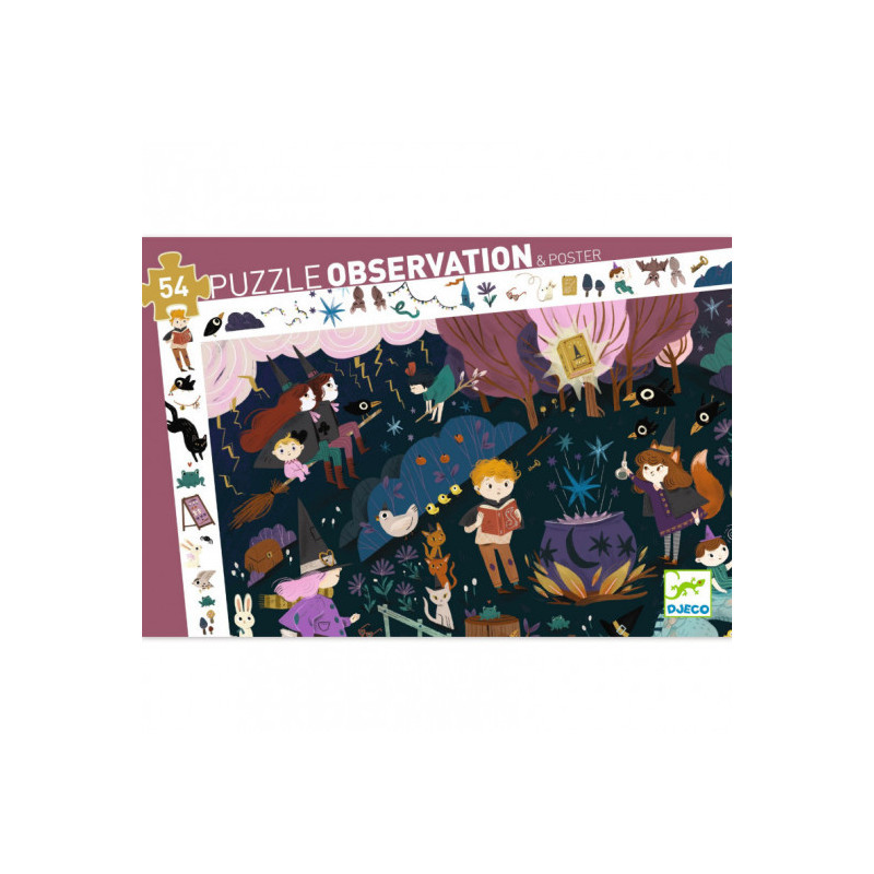 Djeco - Sorcerers' apprentices, 54 pcs