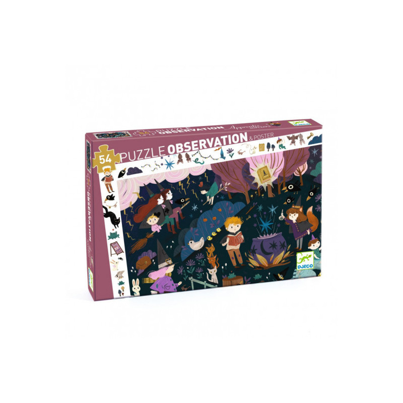 Djeco - Sorcerers' apprentices, 54 pcs