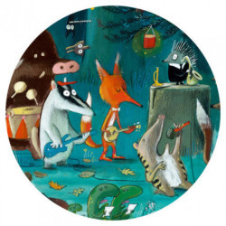 Djeco - Observation puzzle, The orchestra, 35 pcs - FSC MIX