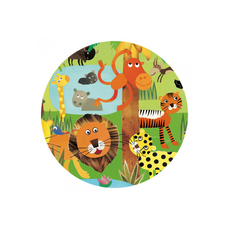 Djeco - Observation puzzle Jungle, 35 pcs - FSC MIX