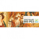Djeco - Puzzle gallery, Unicorn Garden, 500 pcs - FSC MIX