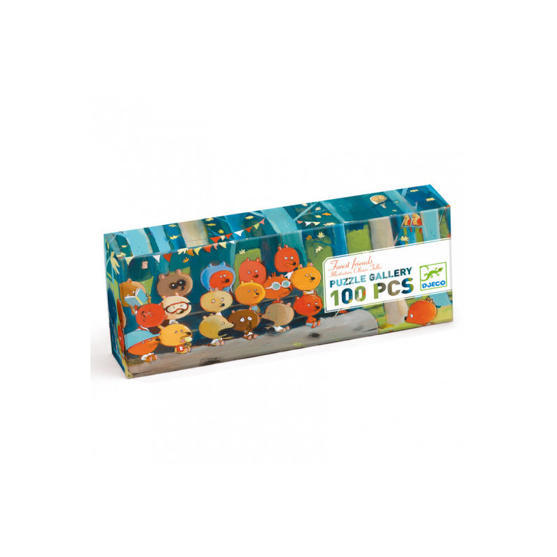 Djeco - Forest friends, 100 pcs - FSC MIX