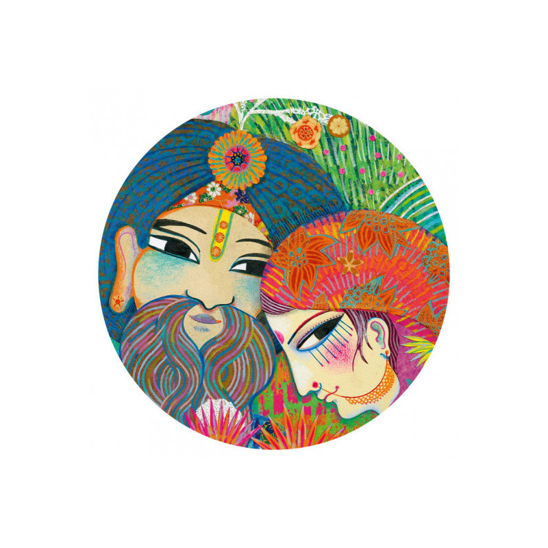 Djeco - Puzzle Gallery, Magic India, 1000 pcs - FSC MIX