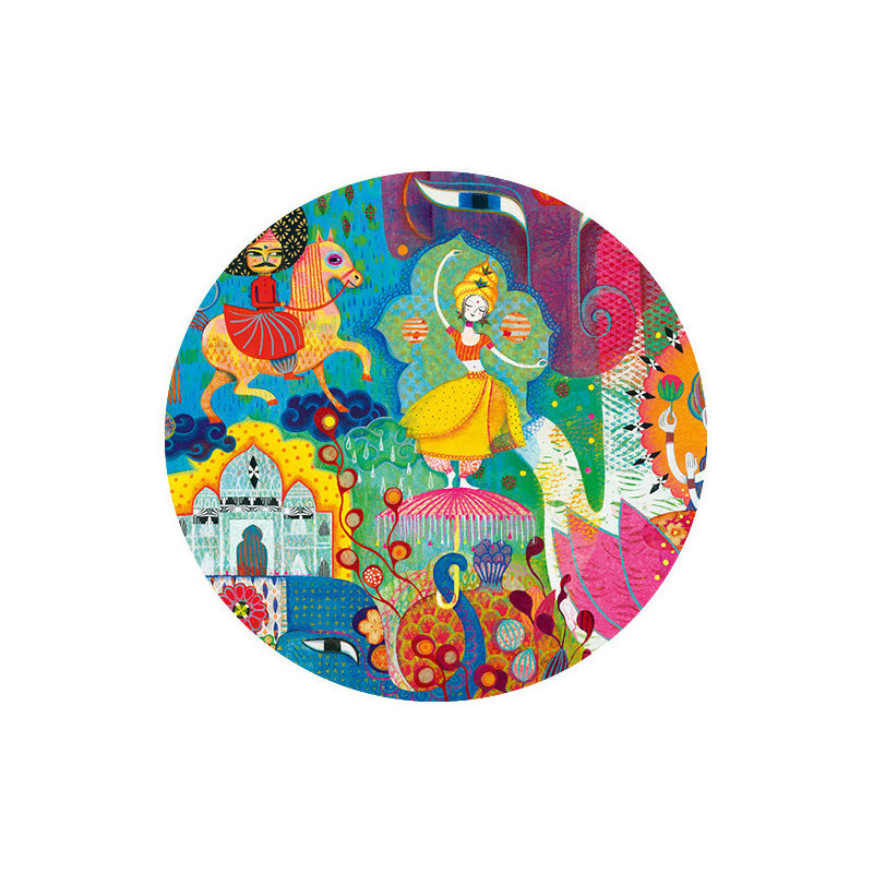 Djeco - Puzzle Gallery, Magic India, 1000 pcs - FSC MIX