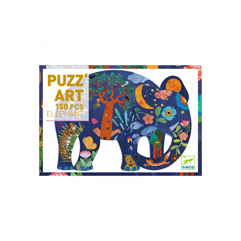 Djeco - Puzz´Art, Elephant, 150 pcs - FSC MIX