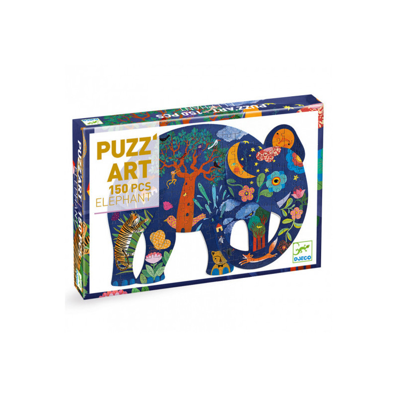 Djeco - Puzz´Art, Elephant, 150 pcs - FSC MIX