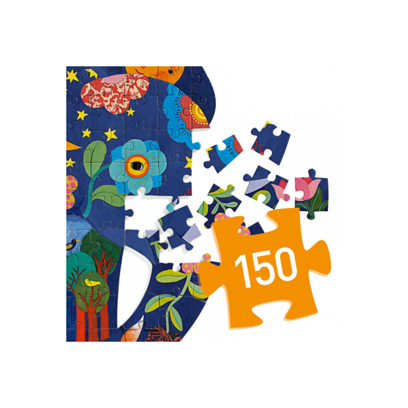 Djeco - Puzz´Art, Elephant, 150 pcs - FSC MIX