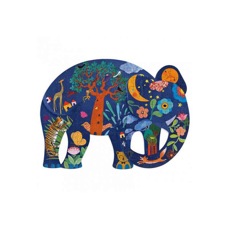 Djeco - Puzz´Art, Elephant, 150 pcs - FSC MIX