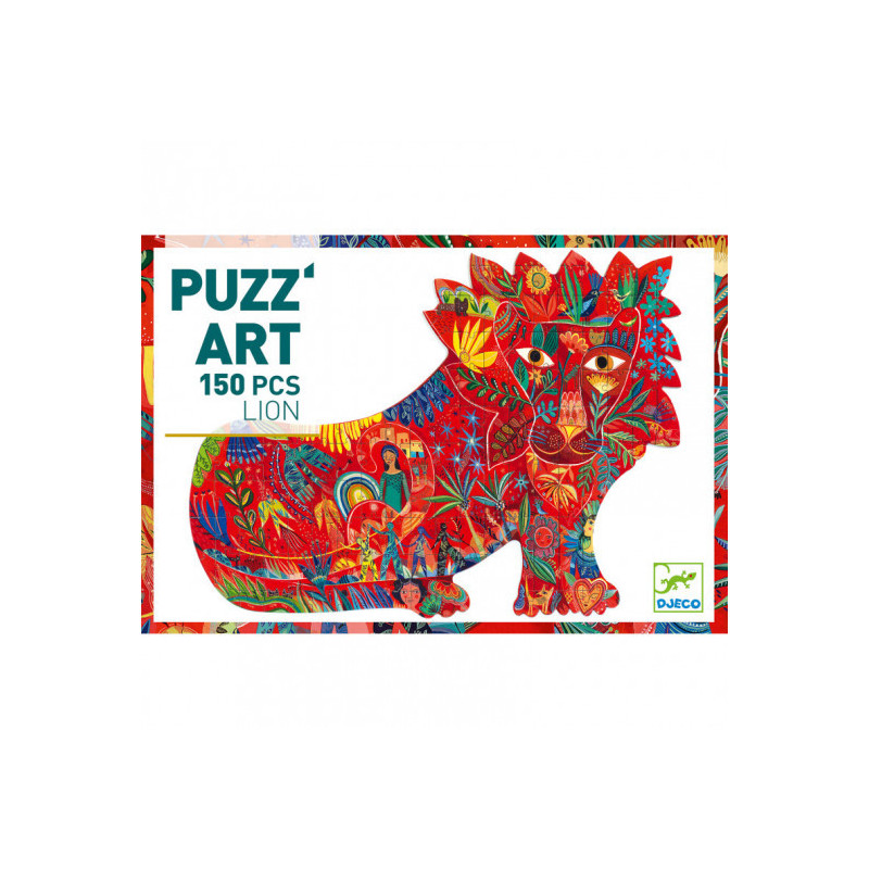 Djeco - Puzz´Art, Lion, 150 pcs - FSC MIX