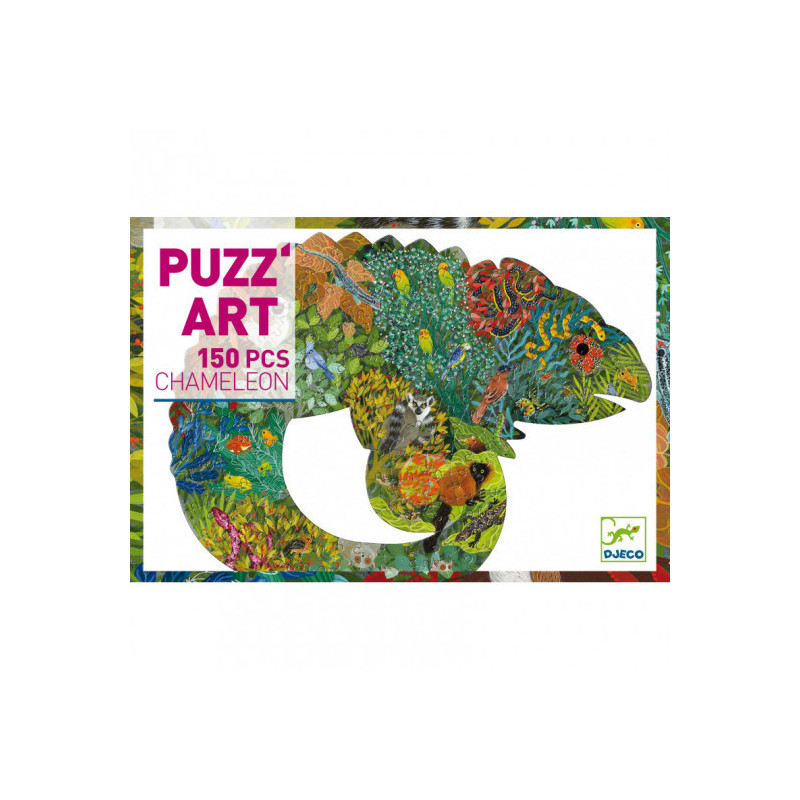 Djeco - Puzz´Art, Chameleon, 150 pcs - FSC MIX