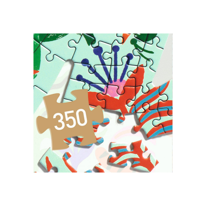 Djeco - PuzzArt, Monkey 350 pcs - FSC MIX