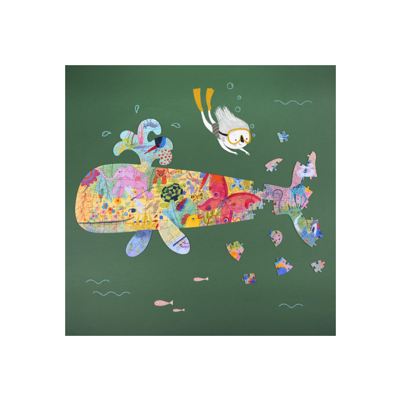 Djeco - Puzz’Art Whale,150 pcs - FSC MIX