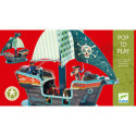Djeco - Pop to Play, Pirate Boat 3D