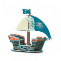 Djeco - Pop to Play, Pirate Boat 3D