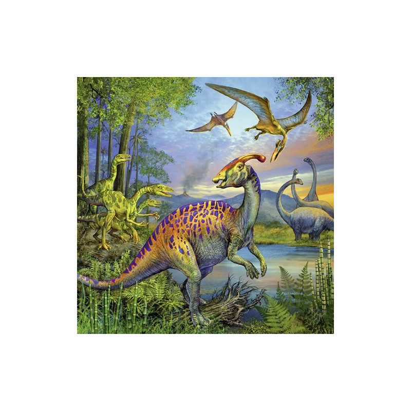 Ravensburger - Pussel Dinosaur Facination, 3x49 bitar