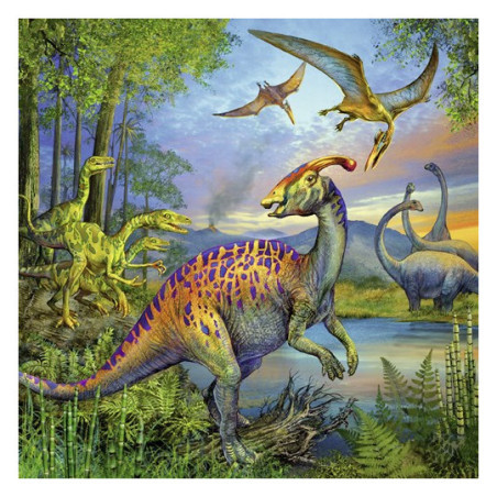 Ravensburger - Pussel Dinosaur Facination, 3x49 bitar
