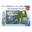 Ravensburger - Pussel Dinosaur Facination, 3x49 bitar