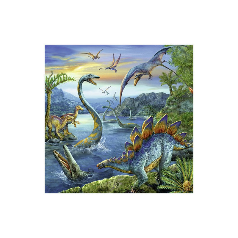 Ravensburger - Pussel Dinosaur Facination, 3x49 bitar