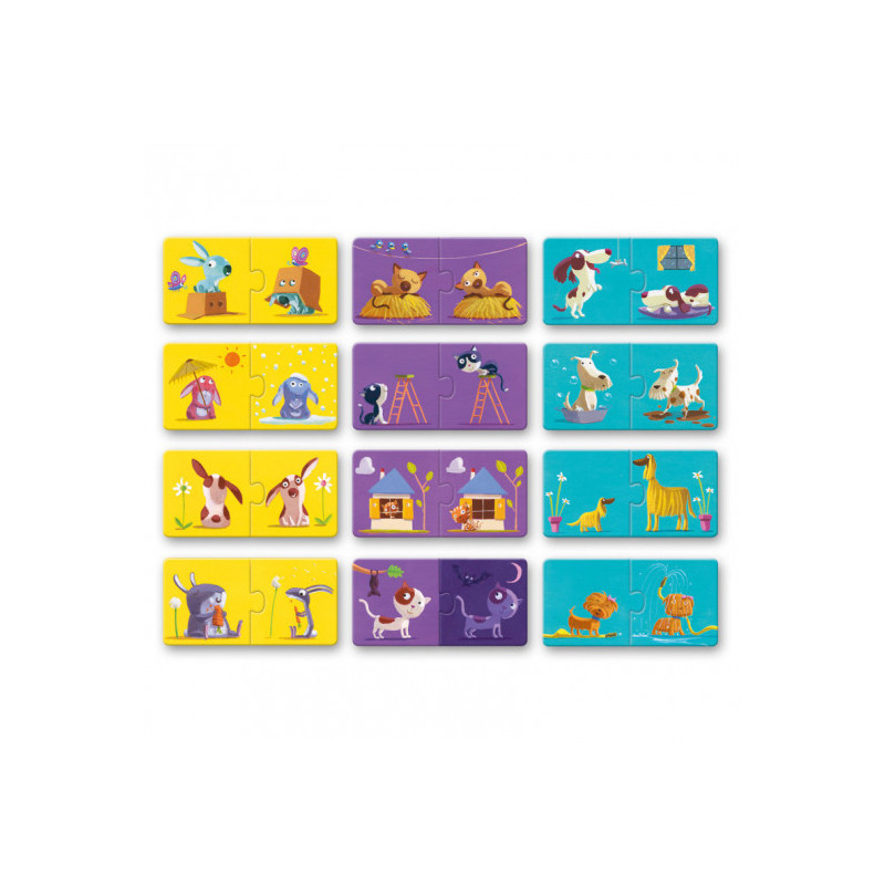 Djeco - Duo-puzzle Opposites