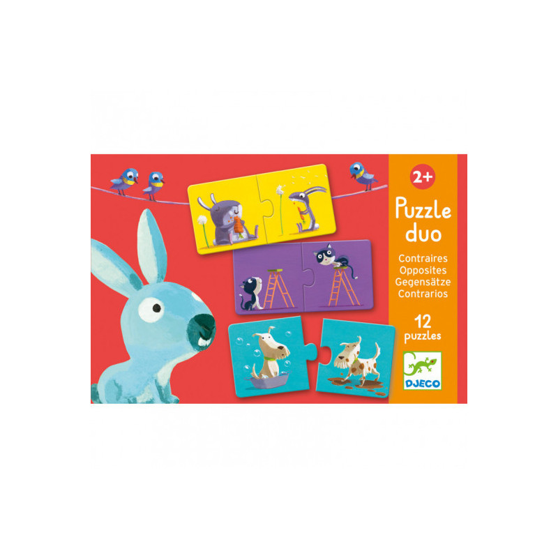 Djeco - Duo-puzzle Opposites