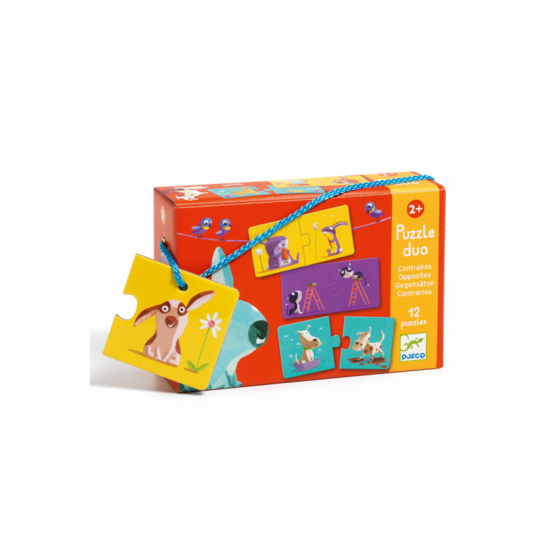 Djeco - Duo-puzzle Opposites