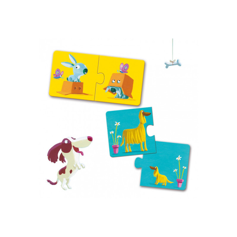 Djeco - Duo-puzzle Opposites