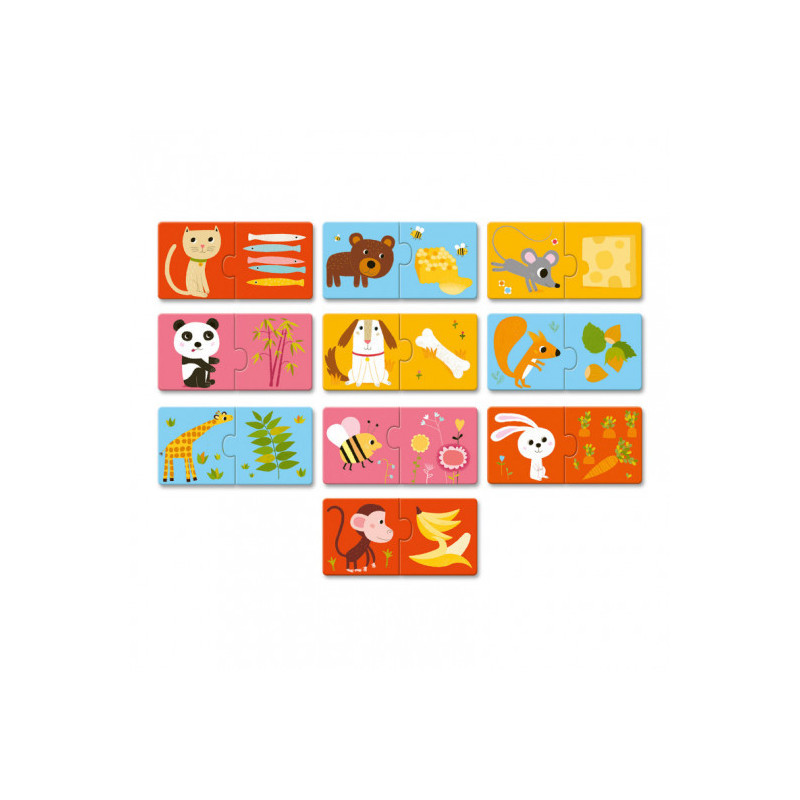 Djeco - Puzzle Duo - Dinner is ready