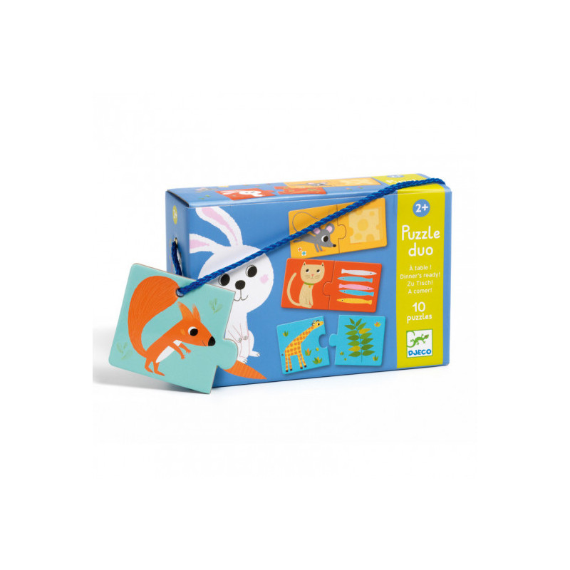 Djeco - Puzzle Duo - Dinner is ready