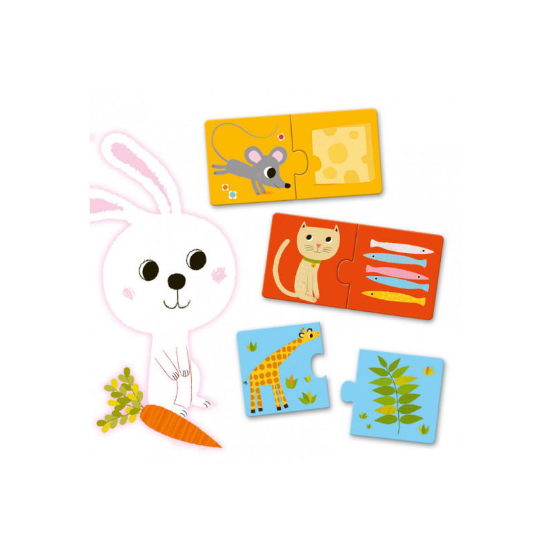 Djeco - Puzzle Duo - Dinner is ready