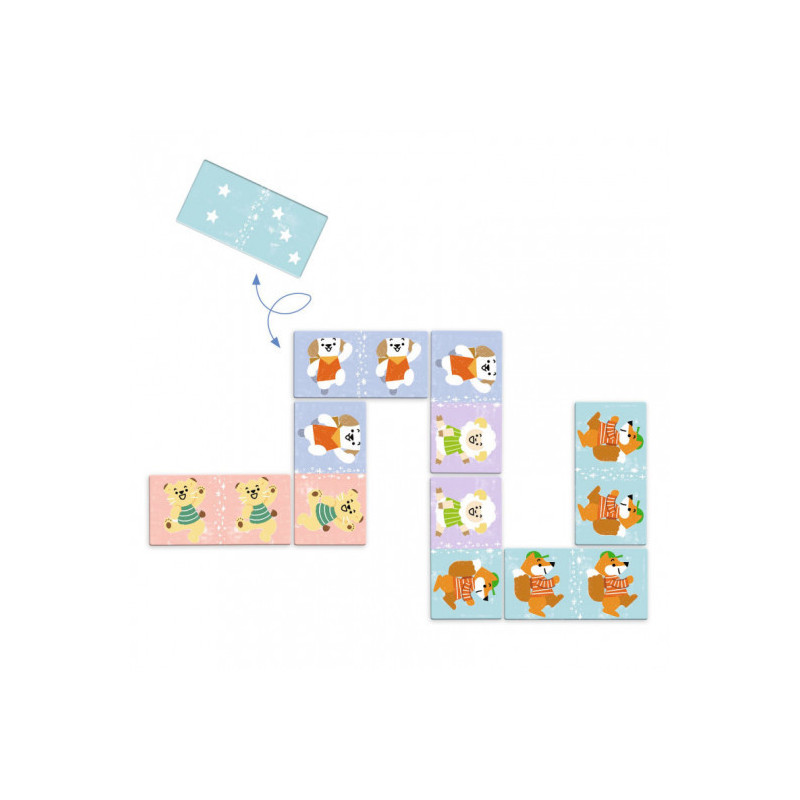 Djeco - Domino Little friends