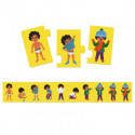 Djeco - Puzzle frise I'm dressing up - 10 pcs