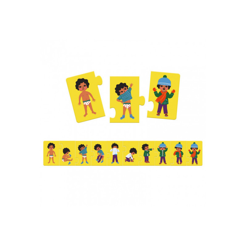 Djeco - Puzzle frise I'm dressing up - 10 pcs