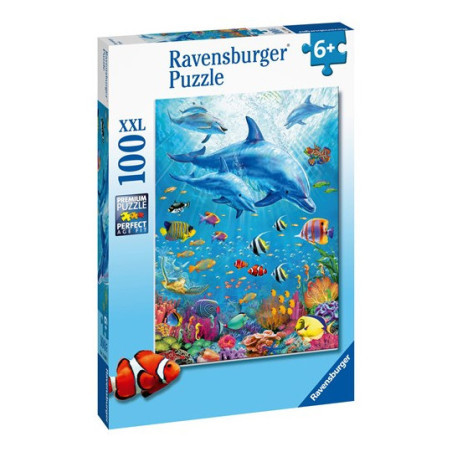 Ravensburger - Pussel Pod of Dolphns, 100 bitar