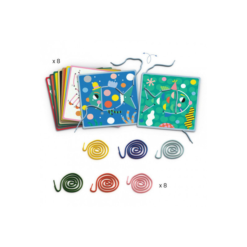 Djeco - Dot-to-dot Lacing