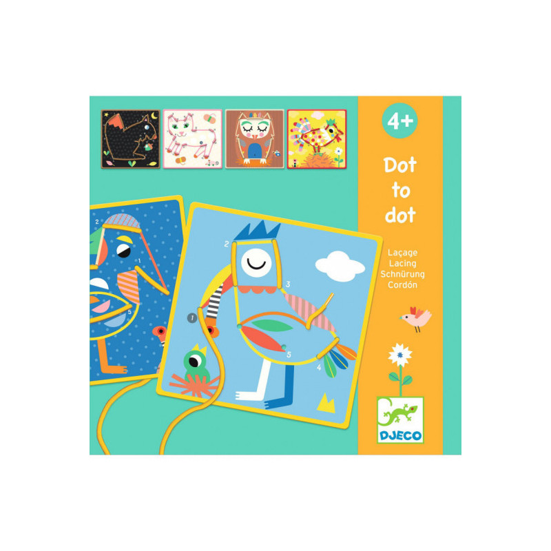 Djeco - Dot-to-dot Lacing
