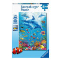 Ravensburger - Pussel Pod of Dolphns, 100 bitar