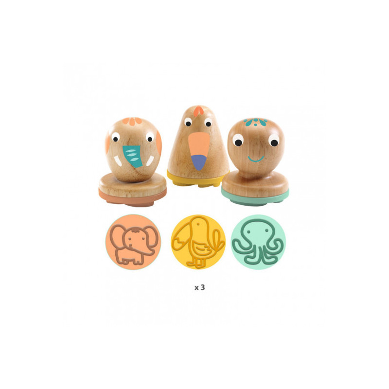 Djeco - Myplastistamps