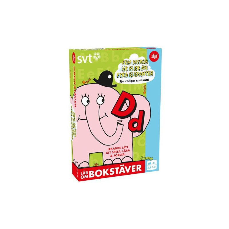 Alga - Fem myror, lära bokstäver