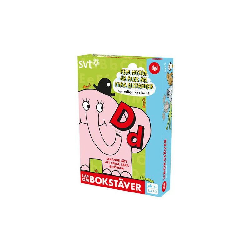 Alga - Fem myror, lära bokstäver