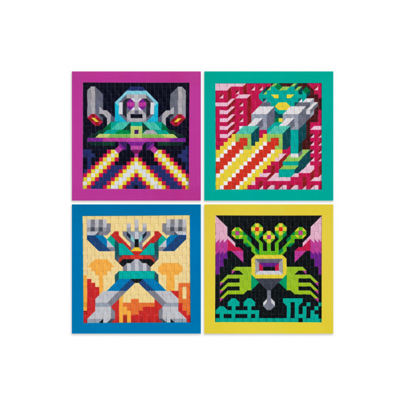 Djeco - Pixel Weaving: Invaders