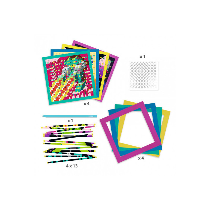 Djeco - Pixel Weaving: Invaders