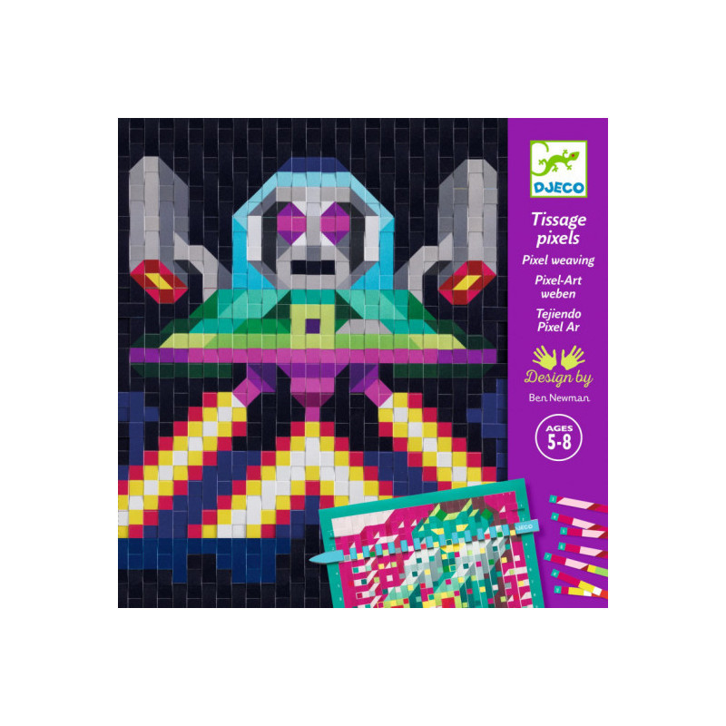 Djeco - Pixel Weaving: Invaders