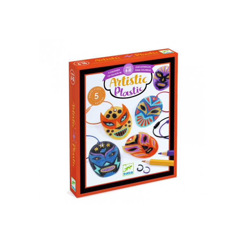 Djeco - Artistic Plastic - Wrestler Keyring