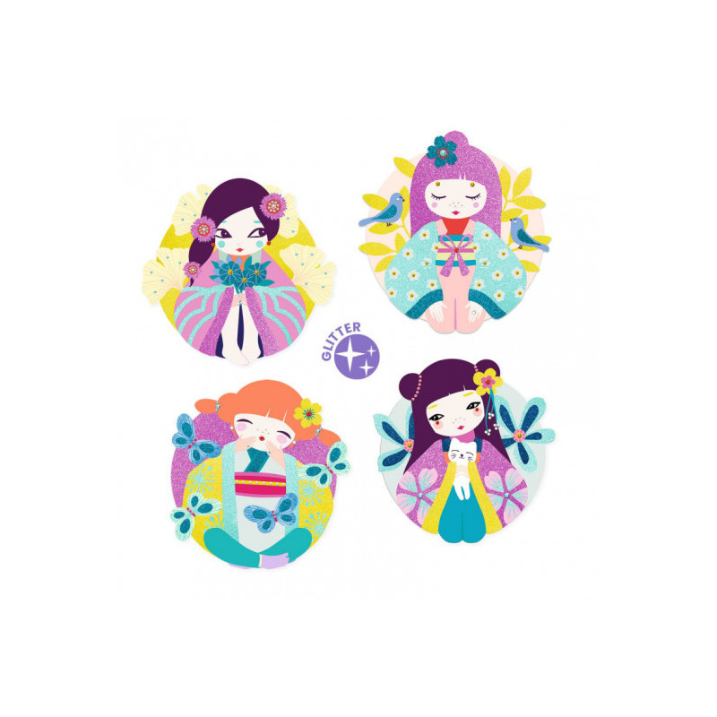 Djeco - Glitter, Onnanoko