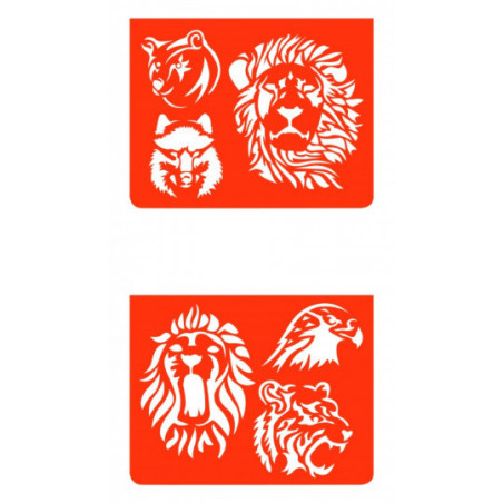 Djeco - Small stencils, Wild